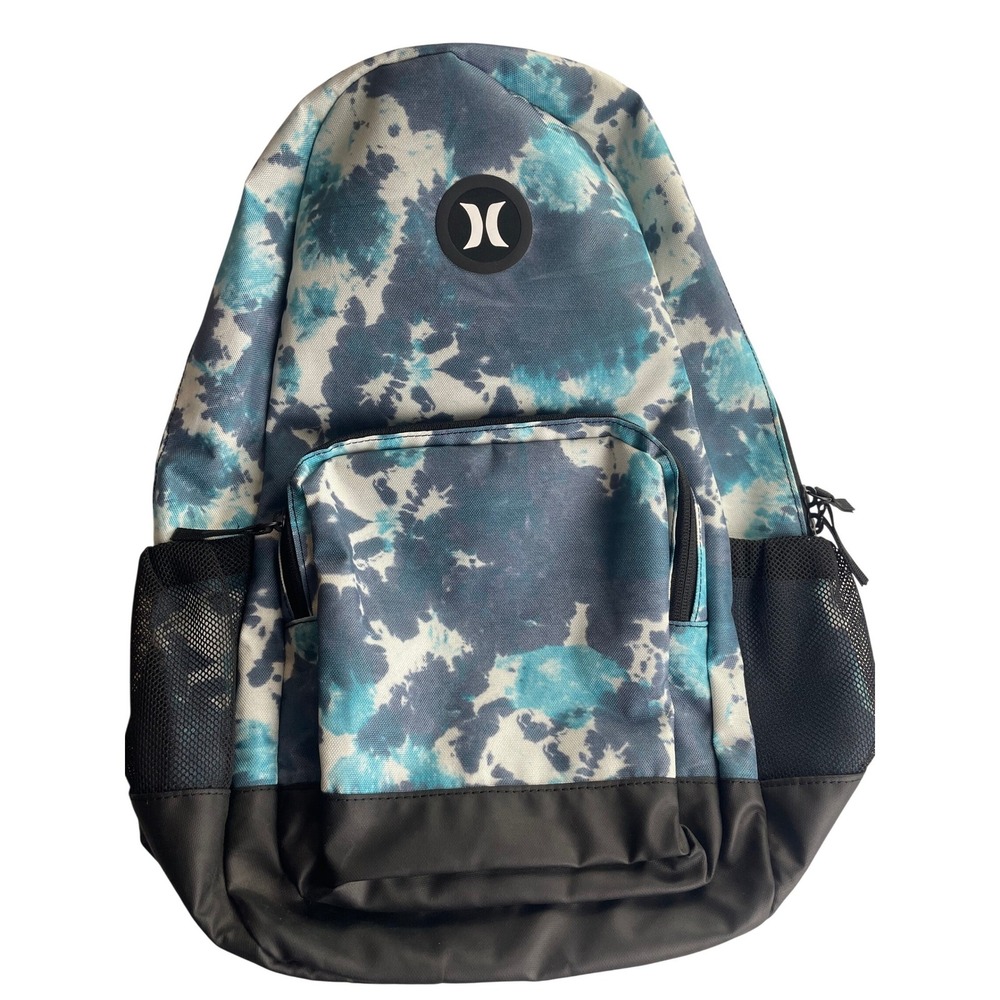 Hurley Tie Dye Backpack Blue White School Surf Bag HU0086-451